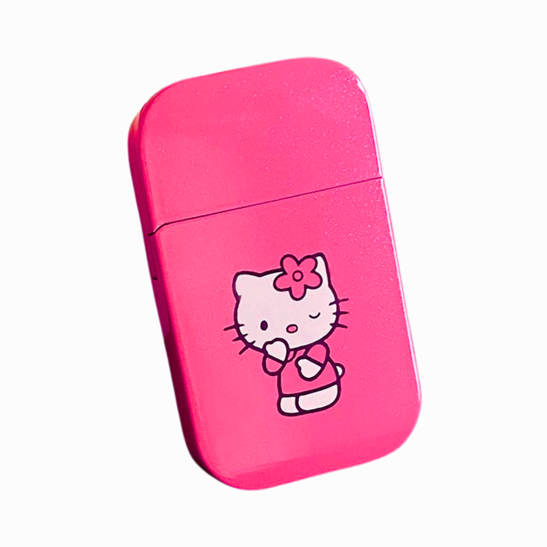 Encendedor Hello Kitty Kawai Flama Rosa